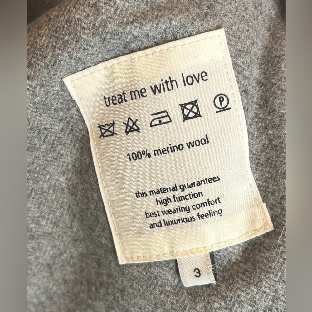 Frauenschuh Mens 100% Merino Wool Limited Edition Jacket Size 3 (medium) - Picture 5 of 8